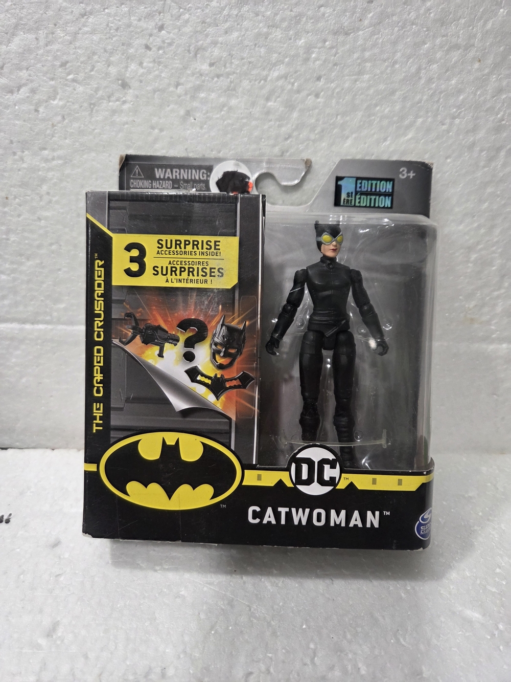 Catwoman toy packaging